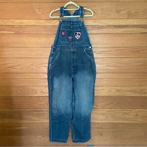 Disney Blue Denim Jumpsuit with Patches